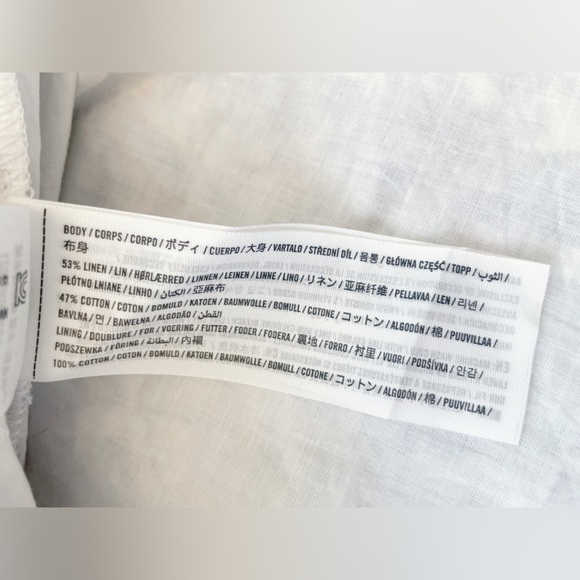 Abercrombie & Fitch Blue and White Floral Dress LT Large Tall - Picture 9 of 11